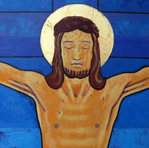Jesus dør på korset