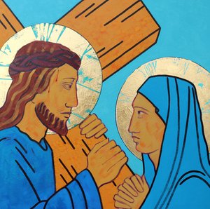 Jesus møder sin mor