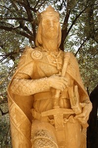 Statue af Alfonso X (1221-84) Den Vise