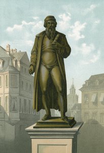 Statue af Gutenberg i Mainz