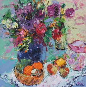 Blomster i sommerhaven