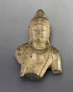 Lille buste af buddhistisk figur