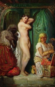 Badet i haremmet, 1849