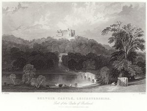 Belvoir Castle i Leicestershire