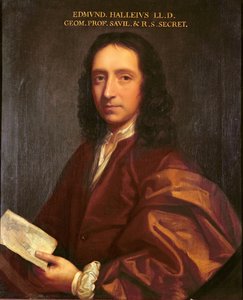 Portræt af Edmond Halley, ca. 1687