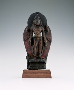 Jatamukuta Lokesvara, 11.-12. århundrede (træ og pigment)