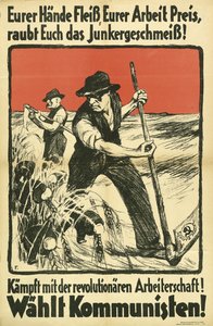 Kommunistisk valgplakat KPD, ca 1931