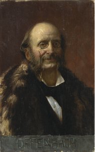 Portræt af Jacques Offenbach 1819-1880
