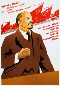 Plakat for det russiske kommunistparti, 1940