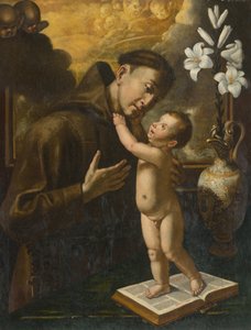 Sankt Antonius af Padua med Jesusbarnet
