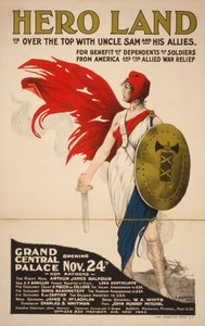 Fransk Hero Land-plakat