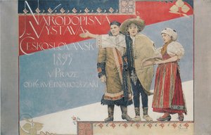 Plakat for den etnografiske udstilling, 1894