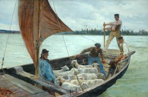 A Breezy Crossing, 1893