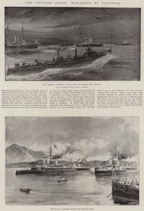 Den tyrkiske krise, krigsskibe ved Salonica