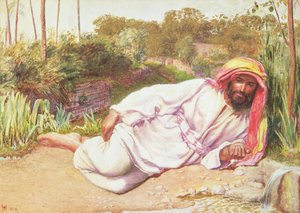 Araber hviler ved en strøm, 1854