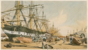 West India Docks, fra sydøst