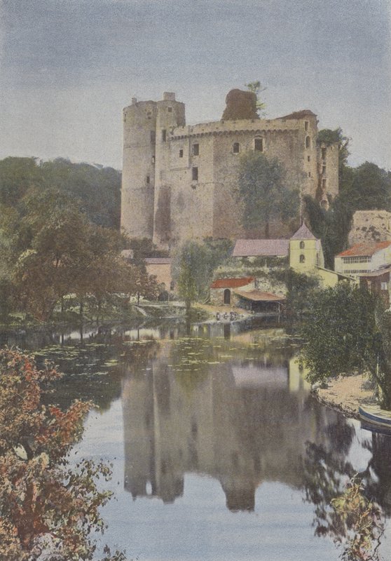 Clisson, Chateau (farvet foto) af (after) French Photographer