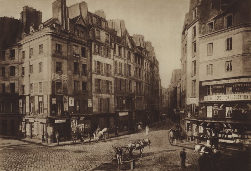 Det gamle Place Maubert (s/h foto) af (after) French Photographer