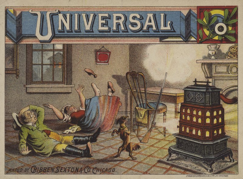 Par og hund forbløffet over Universal Stove