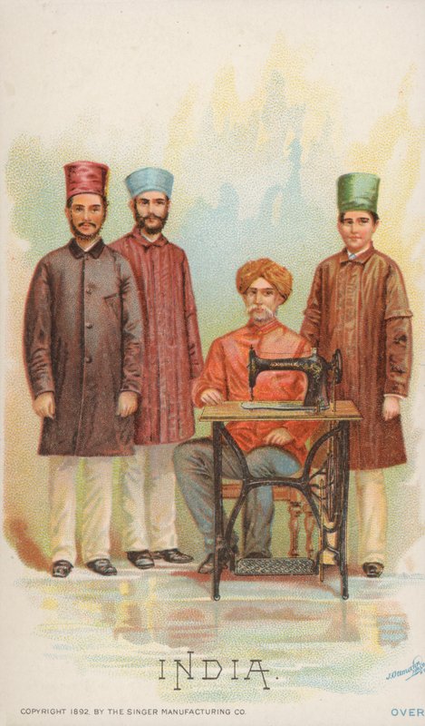 Symaskine, Indien af American School