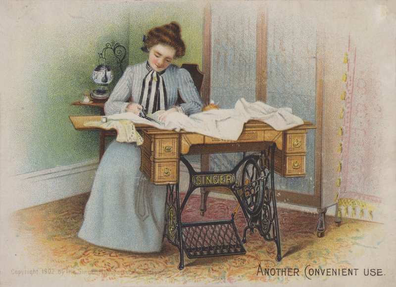 Singer Symaskine, The Handy Extension Leaf, Mothers Helper af American School