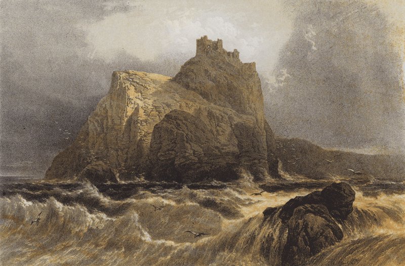 Fast Castle, fra havet af English School