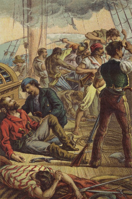 Garibaldi blev såret om bord på Scano Pilla af English School