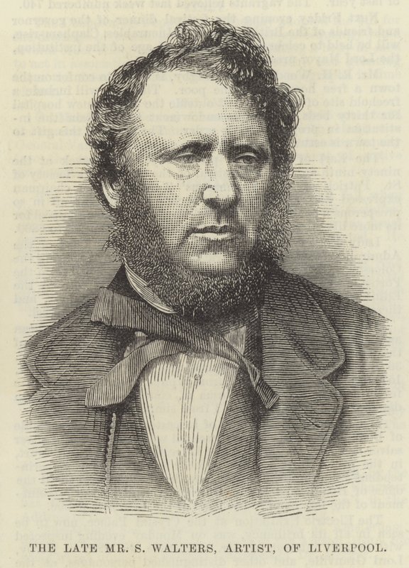 Den afdøde hr. S Walters, kunstner, fra Liverpool af English School