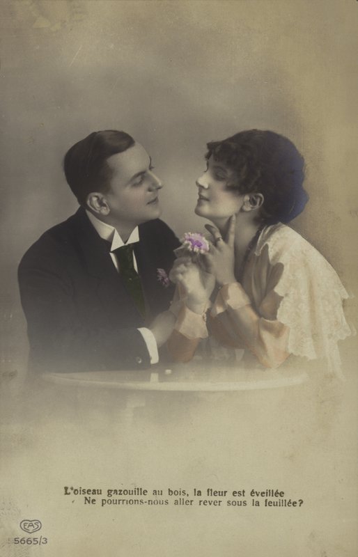 Flirtende par af French Photographer
