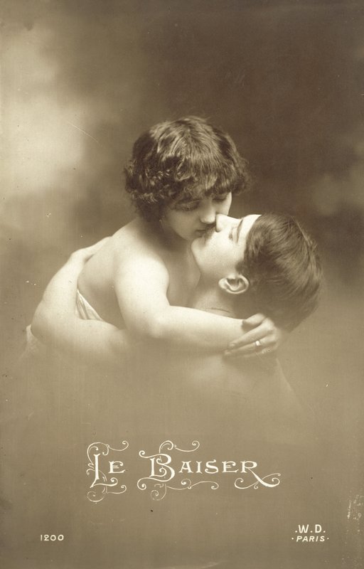 Le Baiser, Kiss, Kissing, Kissing af French Photographer