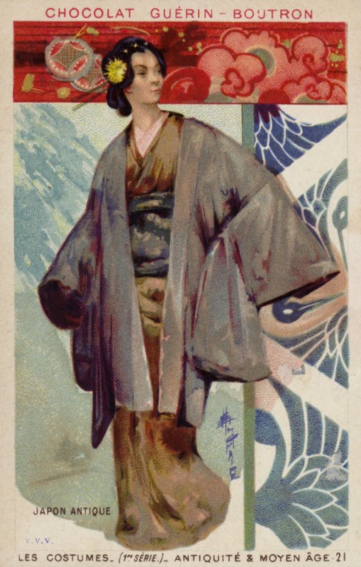 Gammel japansk kostume af French School