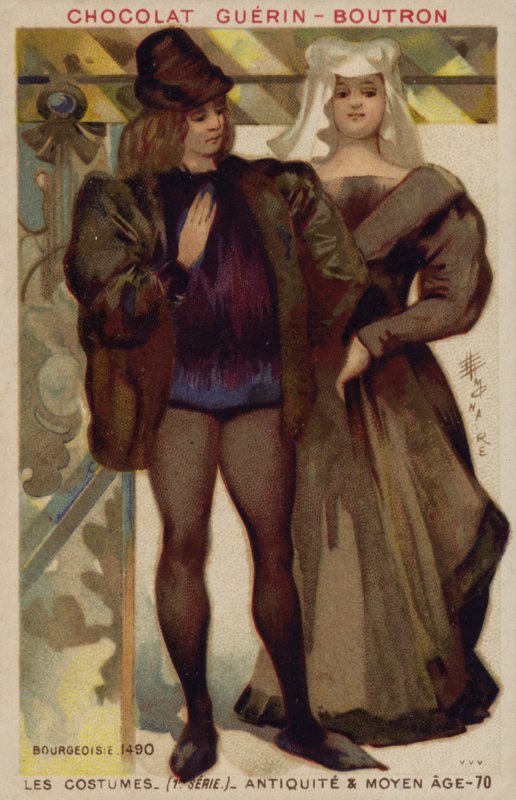 Borgerlige dragter, 1490 af French School