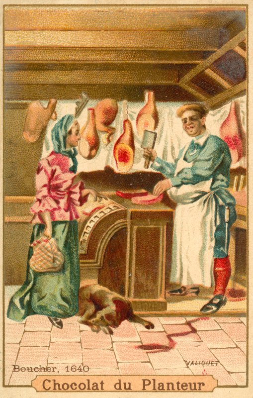 Slagter, 1640 af French School