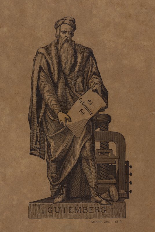 Gutenberg af French School