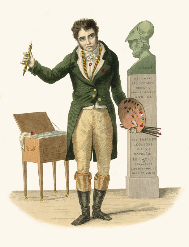 Jacques-Louis David af French School