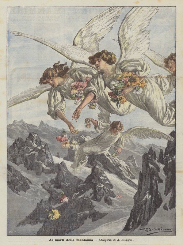 Til de døde i bjergene af Achille Beltrame