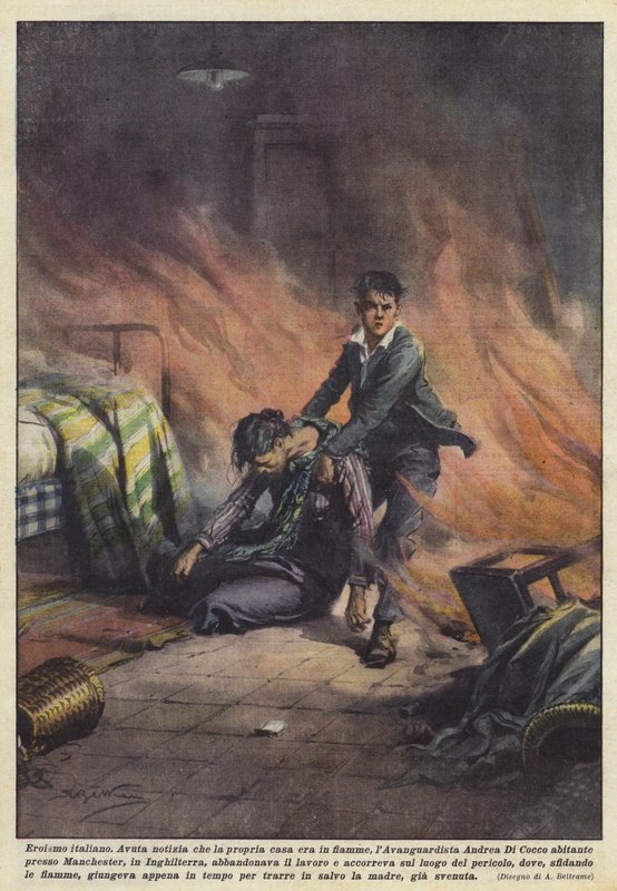 italiensk heltemod af Achille Beltrame