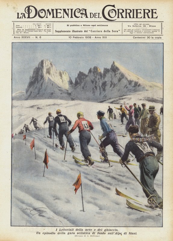 Littoriali af sne og is af Achille Beltrame