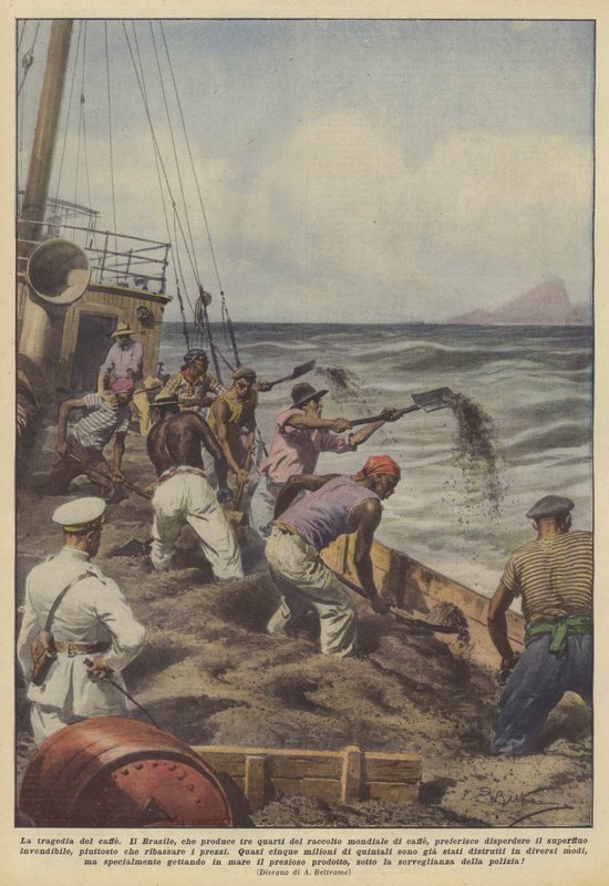 Kaffetragedien af Achille Beltrame