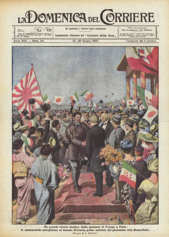 En stor italiensk triumf af Achille Beltrame