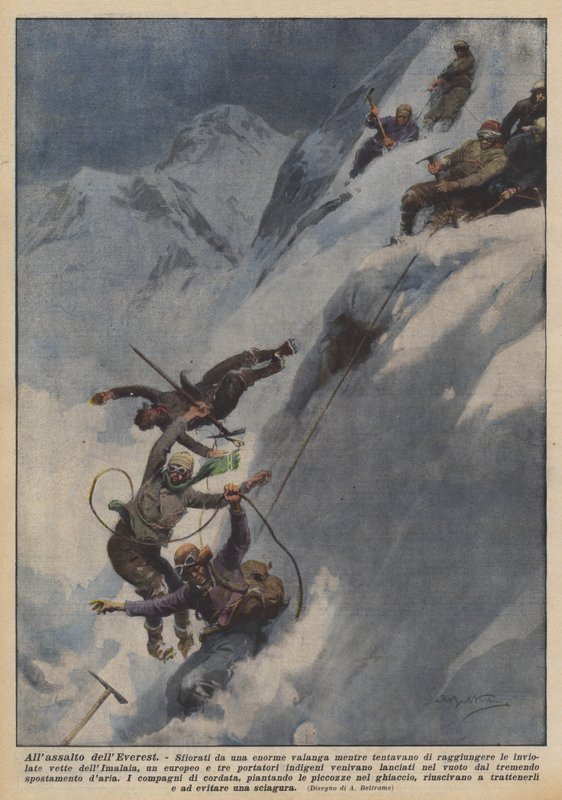 På toppen afEverest af Achille Beltrame