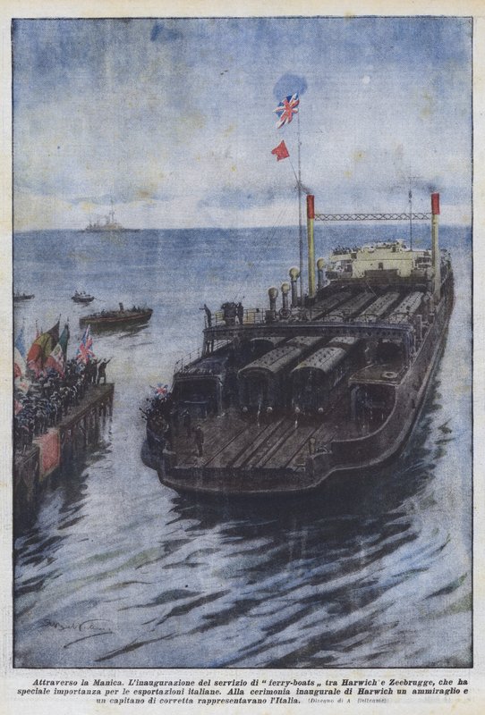 Over Kanalen af Achille Beltrame