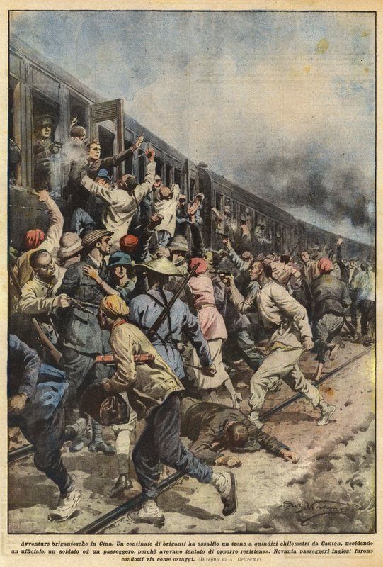 Brigandish eventyr i Kina af Achille Beltrame