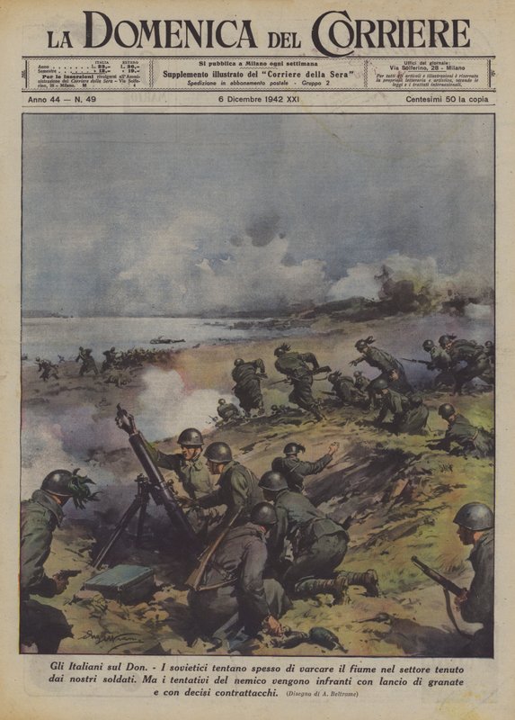 Italienere på Don af Achille Beltrame