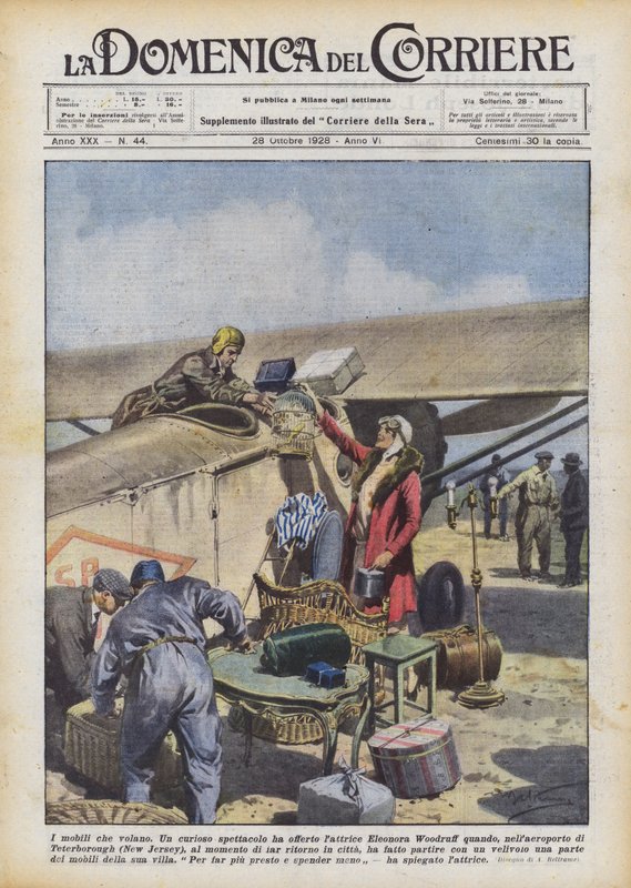 Flyvende møbler af Achille Beltrame