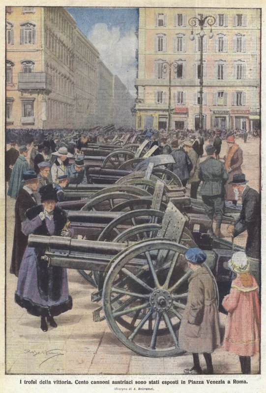 Sejrens trofæer af Achille Beltrame