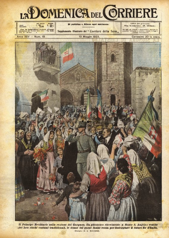 Arveprinsen i Gargano-regionen af Achille Beltrame