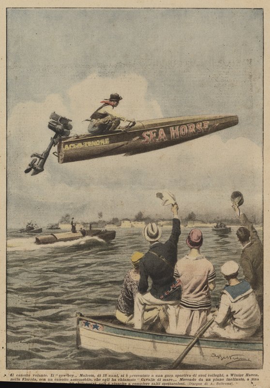 Den flyvende båd af Achille Beltrame