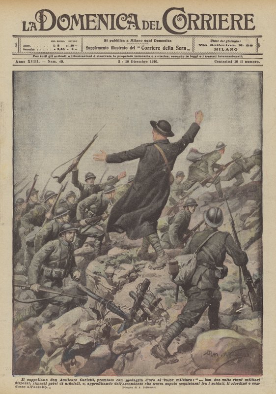 Præsten Don Amilcare Carletti af Achille Beltrame
