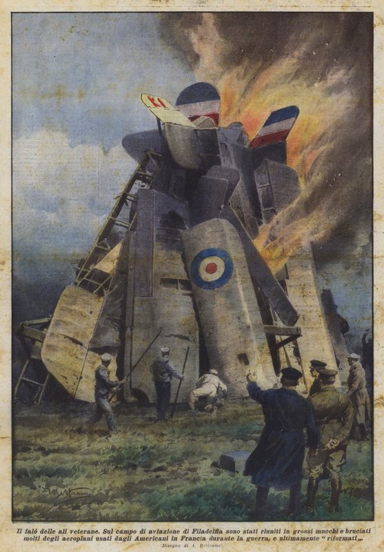 Veteranvingernes bål af Achille Beltrame